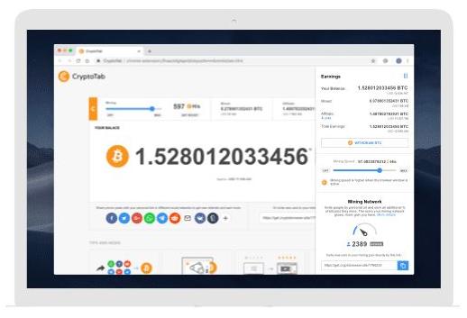 国外网赚新选择：免费挖比特币的浏览器CryptoTab详细解析